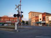 English: An easterly view down Main Street in downtown Johnson City, Tennessee.