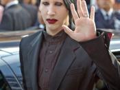 Français : Marilyn Manson au festival de Cannes