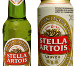 English: Stella Artois can and bottle