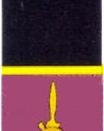 English: Image of shoulder board worn by Hindu chaplains in the South African Defense Force (military)