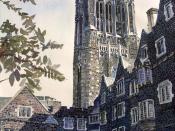 Cleveland Tower, Princeton University, Old Graduate College with a 67‐bell carillon.