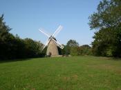 grain miller's wind mill in New Bradwell, Milton Keynes