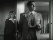 Stanwyck and MacMurray of Billy Wilder's Double Indemnity