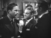 screenshot of Humphrey Bogart, James Cagney and Jeffrey Lynn from the trailer for the film The Roaring Twenties