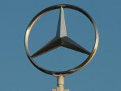 rotating Mercedes star in the former DaimlerChrysler group building in Stuttgart-Möhringen