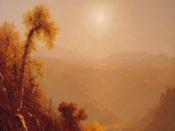 October in the Catskills by Sanford Robinson Gifford.