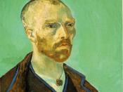 Self-portrait, dedicated to Paul Gauguin