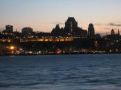 Québec City by night