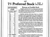 English: H. H. Franklin Manufacturing Company - Preferred Stocks and Common Shares