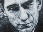 Claude Shannon, painted portrait - la théorie de l'information - thierry Ehrmann __1010216