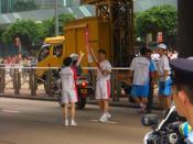 Torch relay is from Jenny Fung Ma Kit-han to Chung Kin-man
