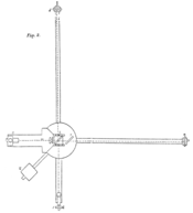 English: Michelson interferometer, plan illustration
