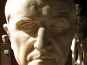 Bust of Marcus Licinius Crassus located in the Louvre, Paris