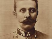 Archduke Franz Ferdinand of Austria.