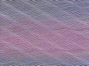 Cataract 3, Bridget Riley, 1967. Visual texture through repetition of line.