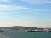The Port of Dover and the white cliffs of Dover