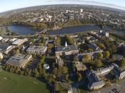 English: Aerial of the Harvard Business School campus