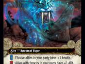 Spectral Tiger loot card