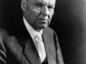 English: Clarence Darrow, American lawyer famous for the Scopes Trial