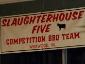 Slaughterhouse Five banner - Oklahoma Joe's Barbecue & Gas Station - Kansas City, Kansas