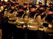 Budget day protest at Dail 7th Dec 2010