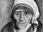 English: This is the portrait of Mother Teresa