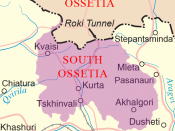 English: Overview map of the South Ossetia region of Georgia. Original unmodified map is at http://www.un.org/Depts/Cartographic/map/profile/georgia.pdf