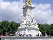 The Victoria Memorial in front of Buckingham Palace was erected as part of the remodelling of the façade of the Palace a decade after her death.