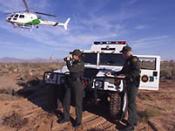 Border Patrol Agents watch for illegal entry from Mexico into the U.S.