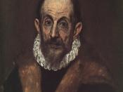El Greco self-portrait, 1604