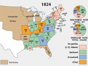 Votes in the Electoral College, 1824.