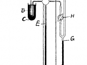 Apparatus used by Ramsay and Whytlaw-Gray to isolate radon. M is a capillary tube where approximately 0.1 mm 3 were isolated. Rn mixed with H 2 entered the evacuated system through siphon A; mercury is shown in black.