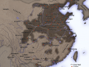 Qin Empire in 210 BC ---- Qin region Outlying regions