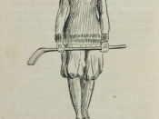 Illustration of a female ice hockey player