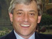 English: A photo of John Bercow, Speaker of the House of Commons of the United Kingdom