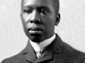 English: Paul Laurence Dunbar (June 27, 1872 – February 9, 1906), seminal African American poet, circa 1890.