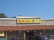 English: Nicky's Mexican Restaurant in Dixie Inn, LA