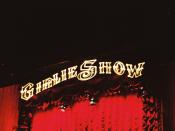 English: The stage of The Girlie Show