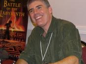 Rick Riordan at the 2007 Texas Book Festival, Austin, Texas, United States.