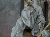 Saint Placidus on the Altar of Saint Benedict of Nursia at Ottobeuren Abbey, Ottobeuren, Germany