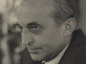 Portrait Photograph of Dipl. Ing. Josef Fröhlich, Engineer, Germany, 1904-1978. Aeronautical engineer, steel engineering