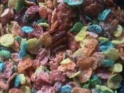 English: A Picture of Fruity Pebbles, taken by me. :)