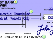 Parts of a cheque based on a UK example drawee, the financial institution where the cheque can be presented for payment payee date of issue amount of currency drawer, the person or entity making the cheque signature of drawer Machine readable routing and 