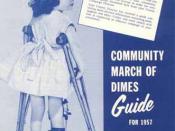 March of Dimes poster circa 1952