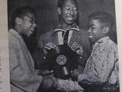 Frankie Lymon, Bobby Robinson, and Lewis Lymon. Jet magazine 1956