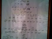 English: Family tree of syed family of allo mahar.