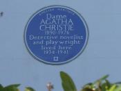 English: Agatha Christie blue plague. No.58 Sheffield Terrace, Kensington & Chelsea, London, U.k.
