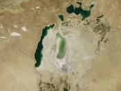Aral Sea in 2011