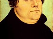Portrait of Martin Luther.