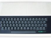 A design to function both as the keyboard for the Acorn System 2 and as the case for the Acorn Atom.